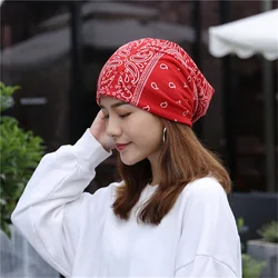 Spring Women Hat Warm Beanie Hats Cap Turban Tube Bandana Headband Outdoor Head Face Scarf Neck Warmer Collar Headwear Kerchief