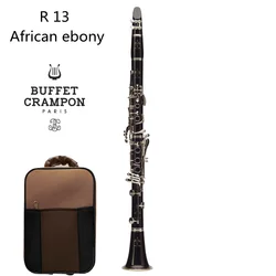 Buffet Bb Clarinet 17 Keys B Flat Musical Instruments High Quality Bakelite Tube silver Plated Clarinet