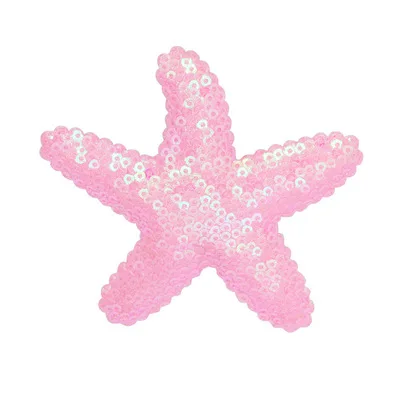 New fashion cute princess pantone starfish rainbow hairpin sequin card press hair duckbill clip