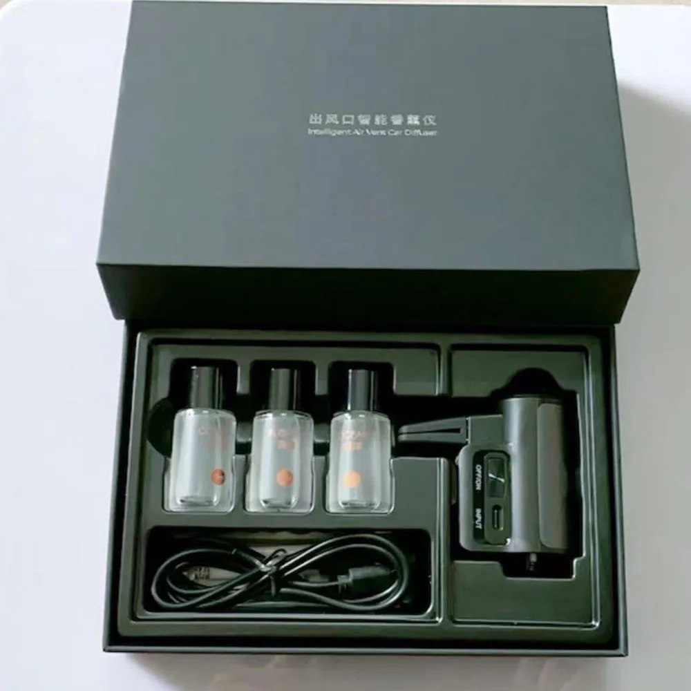 

Car Aroma Diffuser With Essential Oil Electric Air Purifier Auto Air Freshener Car Supplies Interior Car Accessory Decoration