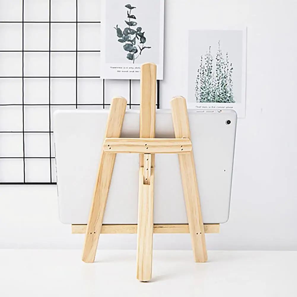 Soporte de madera multifuncional antiarañazos para teléfono inteligente, estante para tableta