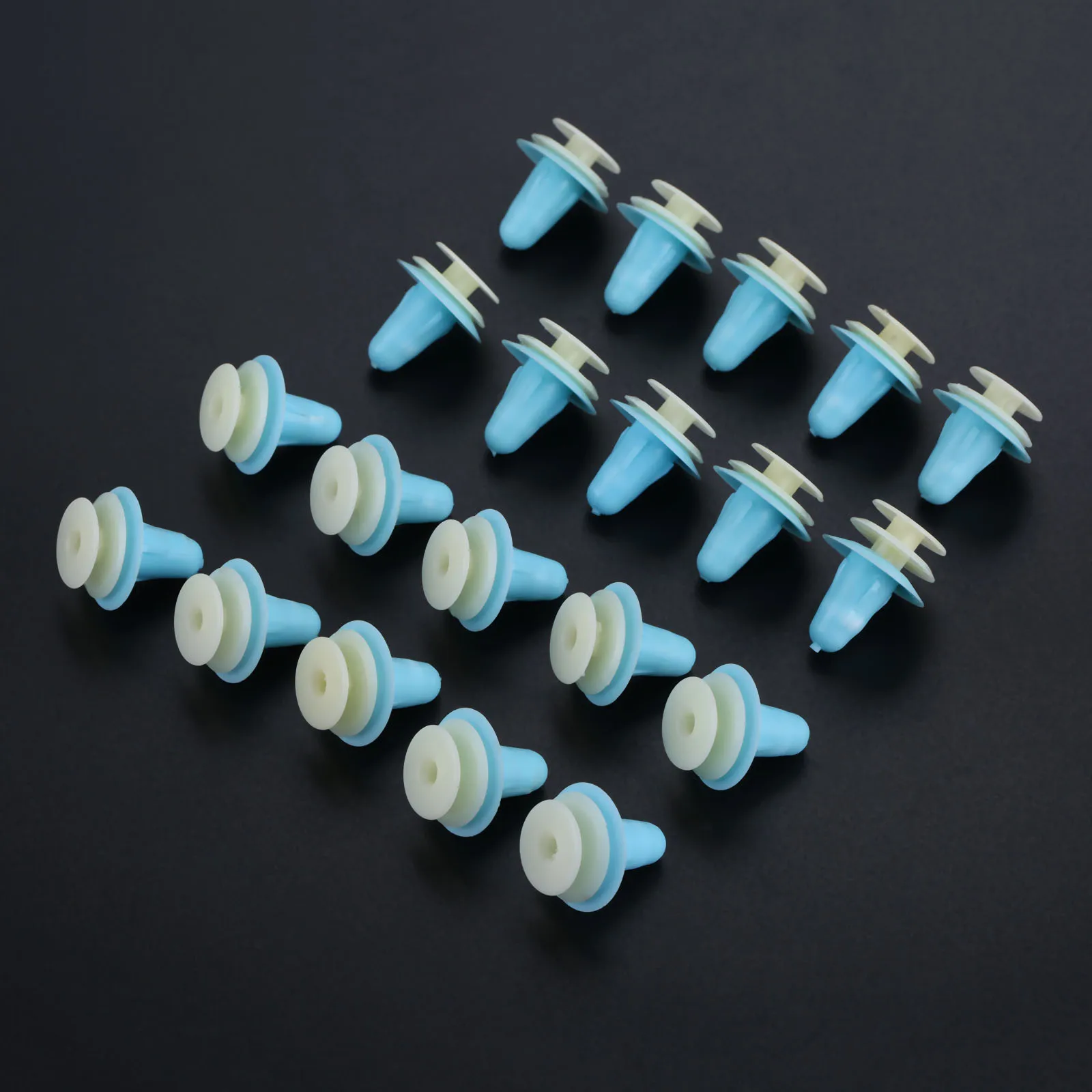 50PCS Universal Plastic Auto Fasteners Clip Car Door Interior Male Female Matching Fixed Clip Fit For V W Honda Toyota