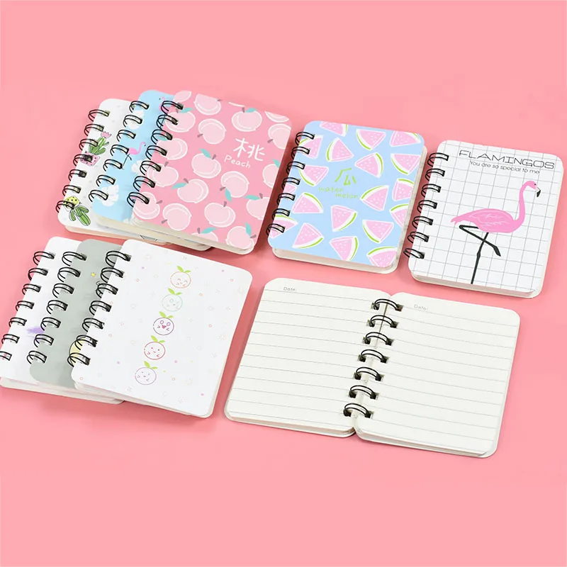 School  Office Cute And Easy To Carry Removable Loose-Leaf Notebook Coil Notebook Pattern Sent Randomly