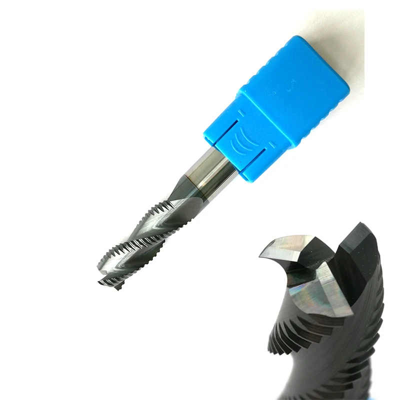 JERRAY-fresas de desbaste de carburo de tungsteno, herramientas de fresado CNC, 3 flautas, D10 x 45 x D10 x 100 HRC55, 1 ud.