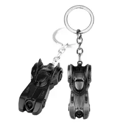 Car Shape Key Chain The Dark Knight Batmobile Key Rings Gift Chaveiro Car Keychain Jewelry Movie Key Holder Souvenir