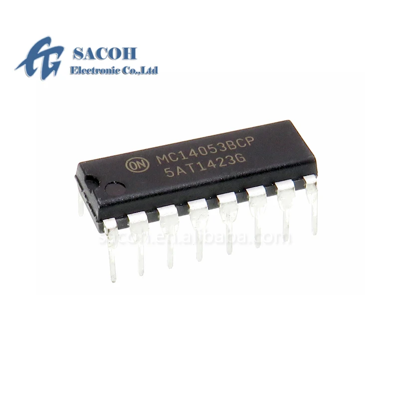 

10PCS/lot New OriginaI MC14053BCP MC14053BCPG or MC14052BCP MC14052BCPG or MC14051BCP MC14051BCPG DIP-16 Analog Multiplexers