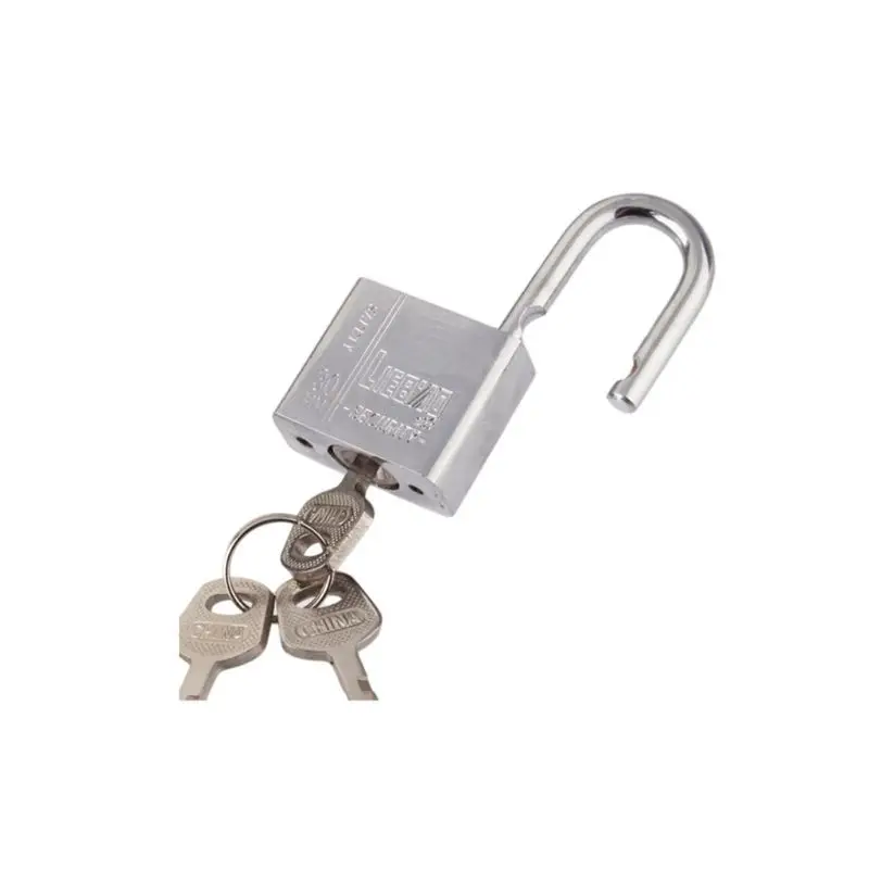 Candado de acero inoxidable de 30mm, 3 Llaves, cerradura sólida resistente, caja de seguridad para puerta, resistente al agua, antióxido, Hardware de mejora para el hogar