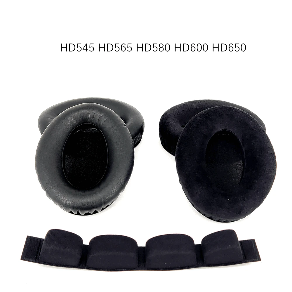 

Suitable for Sennheiser HD545 HD565 HD580 HD600 HD650 Earphone Sponge Cover Flannel Sponge Cover Earmuffs Ear Pad Cotton