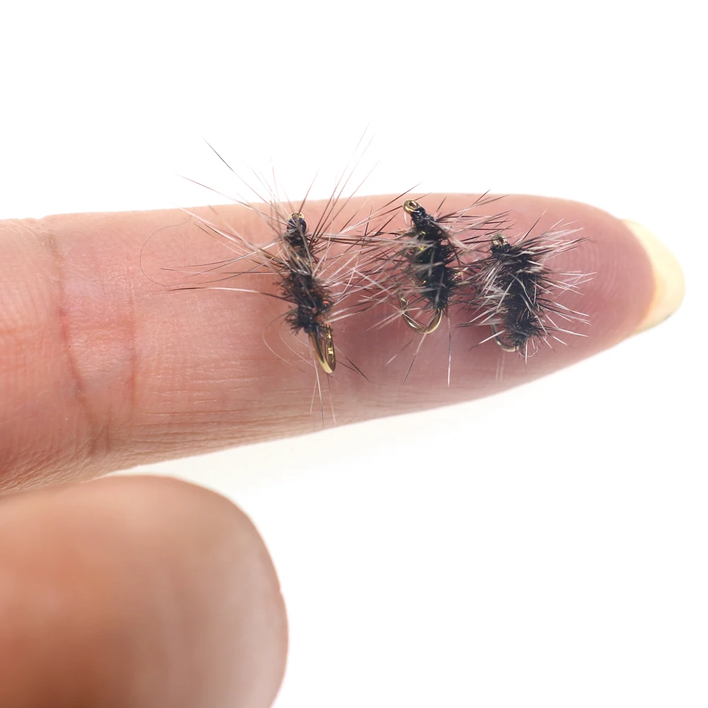 Wifreo Griffith's Gnat Midge Fly mosca seca trucha tamaño 14-20 - imagen 2