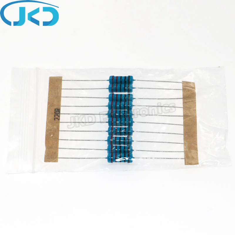 860Pcs 86Values x 10Pcs 1% 1W Metal Film Resistor Assorted Kit set 0.1 ohm~ 10M ohm resistance with box