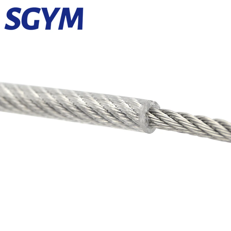 Imagem -05 - Corda de Fio Flexível Revestida de Pvc Transparente 30m 50m 304 m para Varal mm de Diâmetro Aço Inoxidável