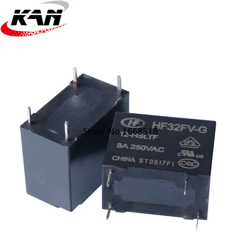 

20PCS Hongfa HF32FV-G-12-HSLTF 12VDC sensitive set of normally open 4-pin 8A250VAC relay