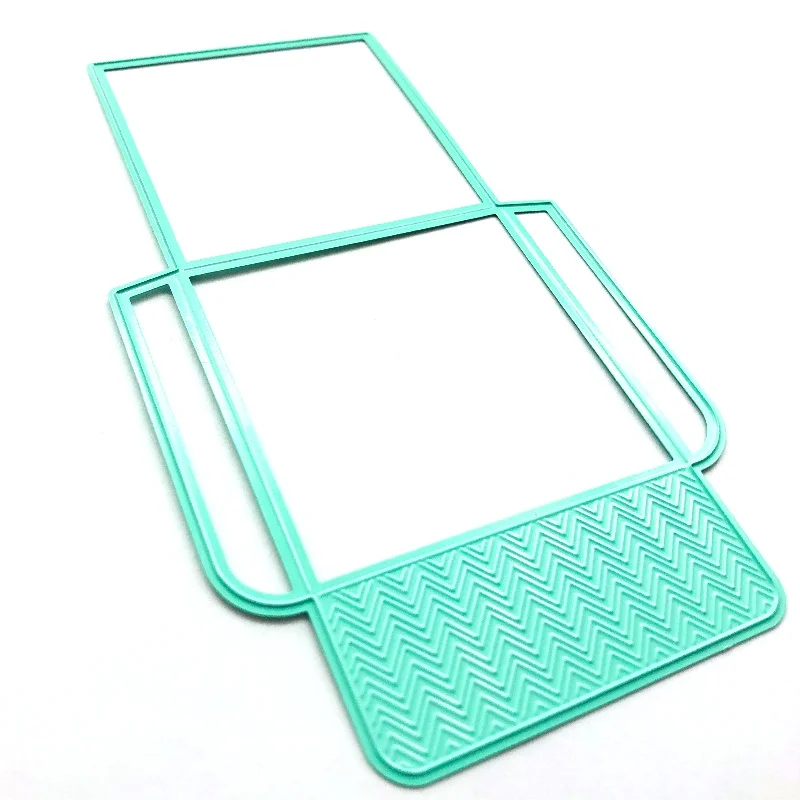 Craft Supplier Creative Cutter Mint Punching Stencil Square Envelope 7cm Carbon Steel Die Scrapbooking New Arrival 2022