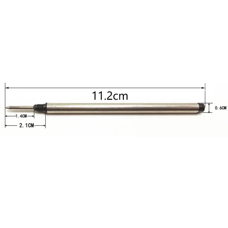 113mmx6mm 0.7 Tip Rollerball Pen Ballpen Refill For Mont Blanc 105159 107878 M506 P163 German Ink MNB107878 M710 H-12 M401