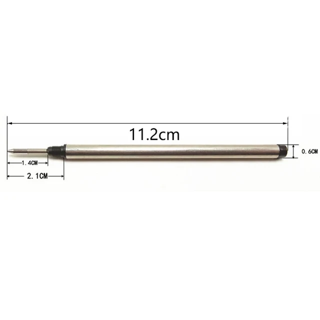 113mmx6mm 0.7 Tip Rollerball Pen Ballpen Refill For Mont Blanc 105159 107878 M506 P163 German Ink Mnb107878 M710 H 12 M401 Ballpoint Pens AliExpress