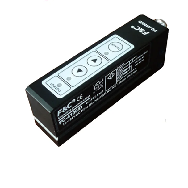 

FC-4100, Detect Tags, Optional NPN, PNP Transistor Output, Easy to Control Capacitive Label Sensor. for printer with CE