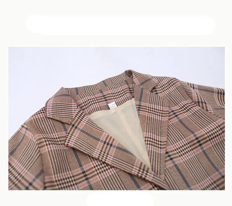 Mädchen-Kleidungsanzug für formelle Partys, Blazer- und Rock-Set, modische Frühlings-Outfits aus Baumwolle und Leinen für Kinder im Alter von 4, 5, 7, 9, 11, 12, 13 Jahren. – Detail 9