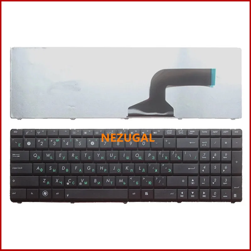 Russian Laptop Keyboard FOR ASUS N70 N70S N73 N73J N73JF N73JG N73JN N73JQ N73SM N73SV N51T N53SV N51V N53JQ N53S N53NB RU Black