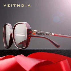 VEITHDIA TR90 Women Sunglasses Polarized Gradient Lens Luxury Ladies Fashion Brand Designer Sun Glasses Eyewear For Female 3161