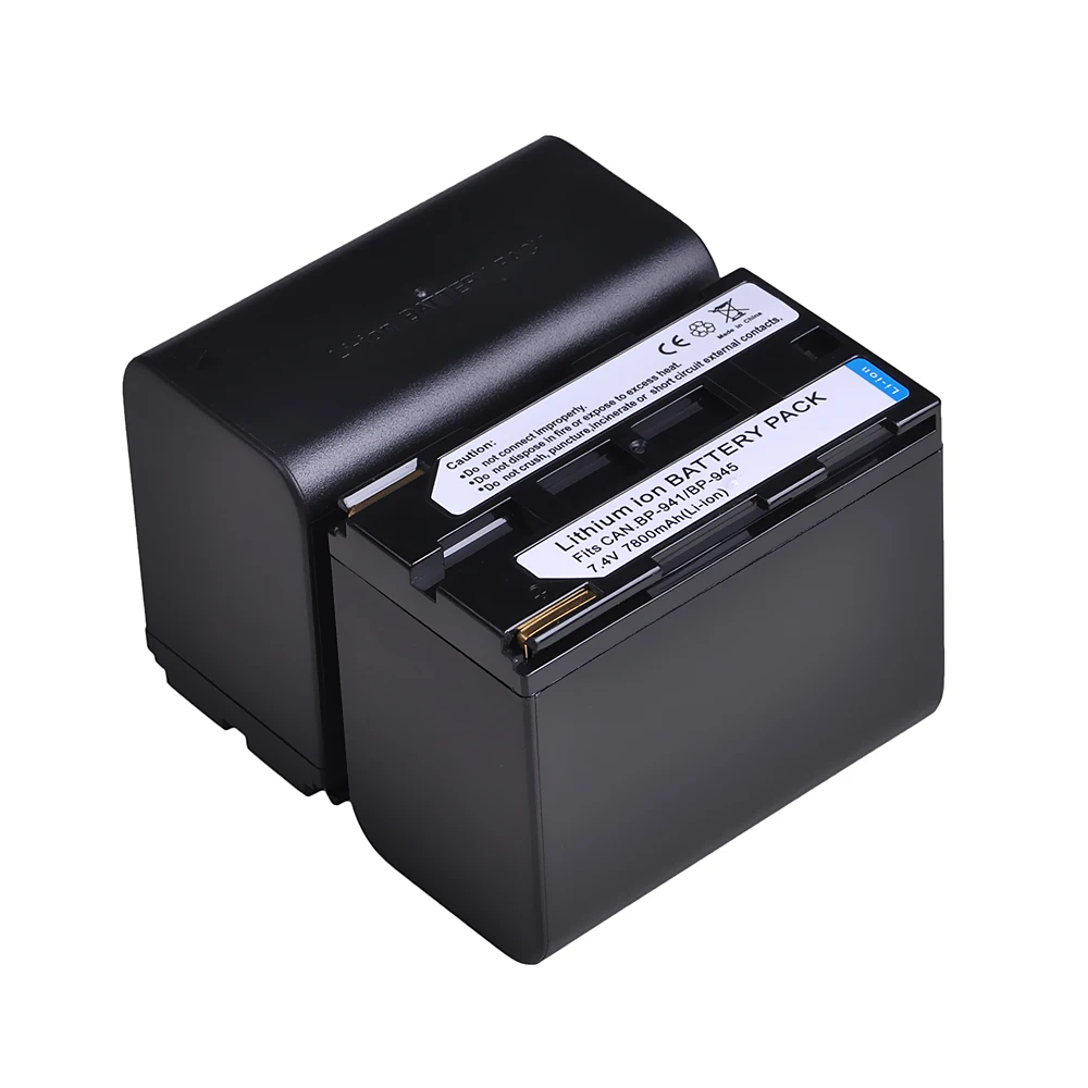 

7800mAh BP-941 BP-945 BP 941 BP 945 Battery for Canon BP941, BP945, GL1, GL2, XH A1, A1S, XH, G1, G1S, XL, H1, H1A, XL, H1S, XL1