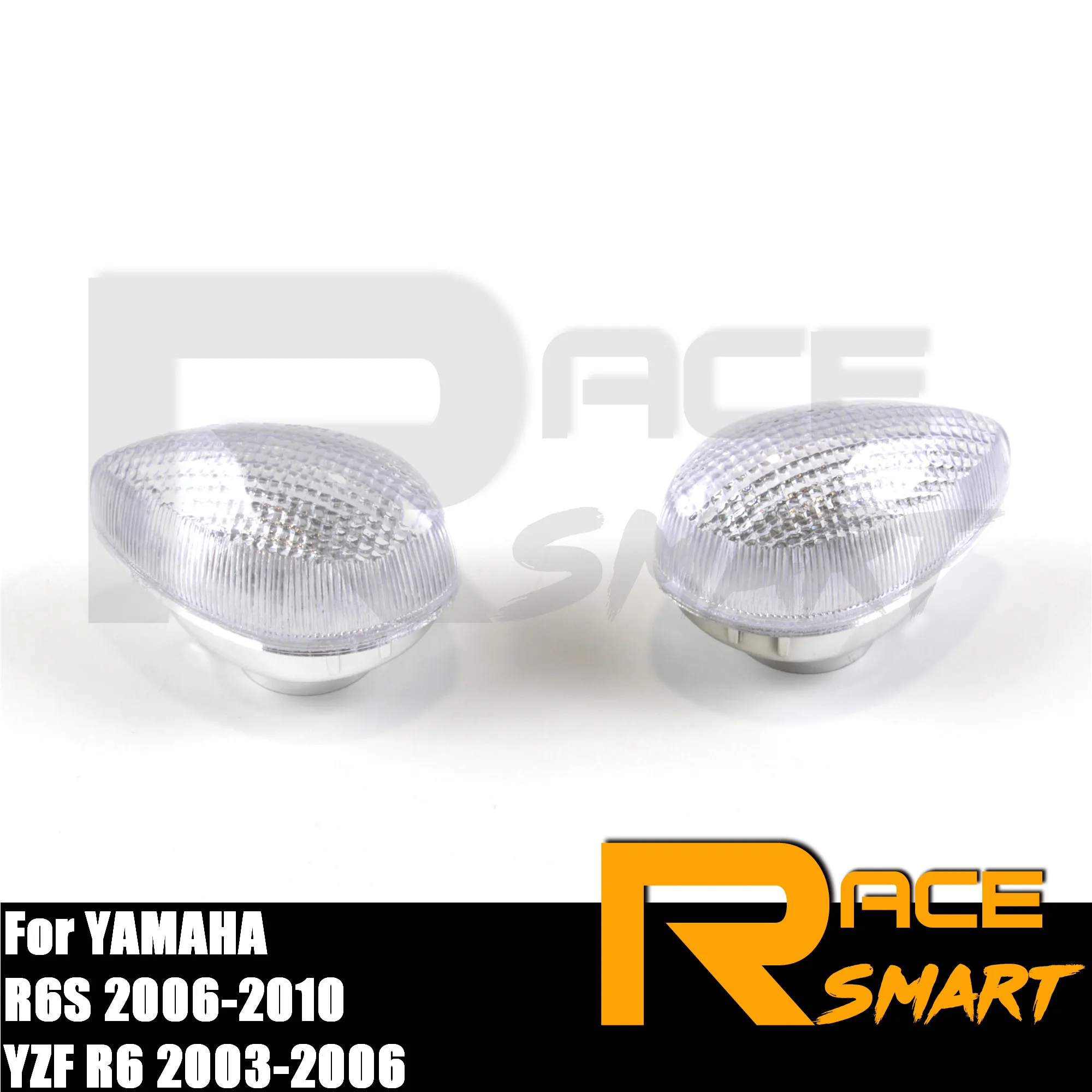 Motorcycle Front Turn Signal Light Lens Cover Case For YAMAHA YZFR6 2003-2005 2004 YZF-R6 YZF R6 / R6S 2006-2010 2007 2008 2009