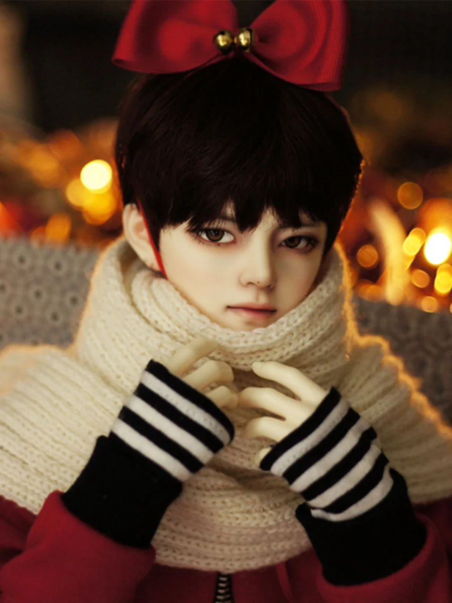 Hwayoung BJD Ball Jointed Doll 1/3 Handsome Free Eyes Resin Figures Gift Toys Optional full set