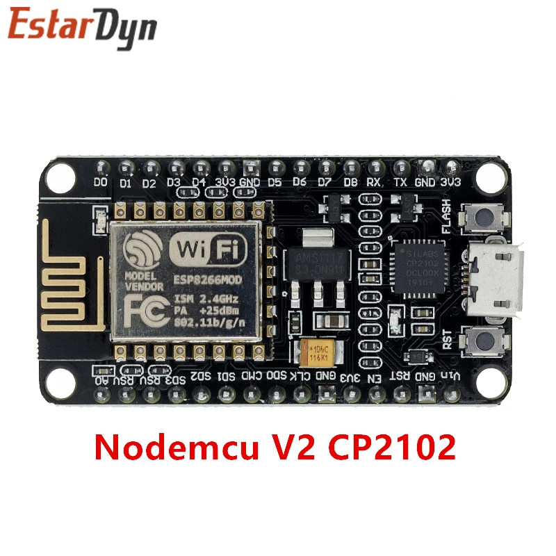 Wireless Module CH340/CP2102 NodeMcu V3 V2 Lua WIFI Internet of Things Develop Board based ESP8266 ESP-12E with PCB Antenna