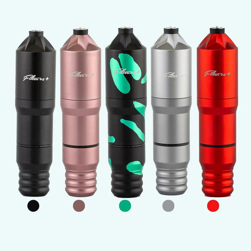 

тату машинка EZ Filter V2 Plus, машинка для тату машинка для перманентного макияжа ротационная тату-машинка для быстрого окрашивания всех стандартных картриджей, иглы для тату