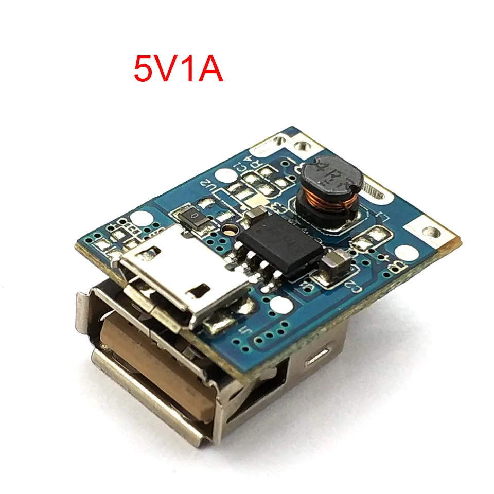 1 Pcs 5V Step-Up Power Module Lithium Battery Charging Protection Board Boost Converter LED Display USB For DIY Charger