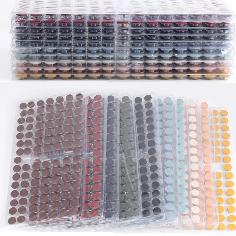 10 Sets/Lot High-Quality Metal Brass Painted Color Press Studs Sewing Buttons Snap Fasteners
