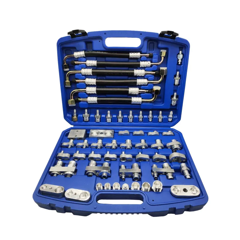 56pcs car air conditioner leak detection excavator plugging tool leak detection and repair tool