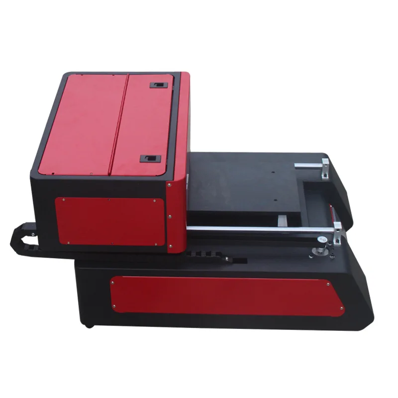 High Speed Multicolor Smart A4 Digital Compact Size Mini UV flatbed Printer For Plastic, Acrylic, Phonecase,T-shirt,Glass  etc