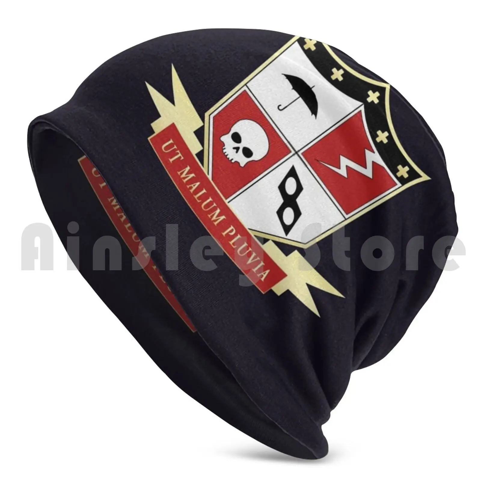 The Umbrella Academy-Emblem Tv Version Beanies Knit Hat Hip Hop The Umbrella Academy Tv Tv Show School Emblema