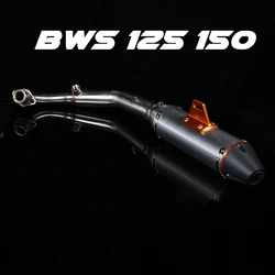 Exhaust BWS125 ZUMA125 Motorcycle Exhaust Full System Middle Link Pipe Muffler Slip On For Yamaha BWS ZUMA 125 150 M3