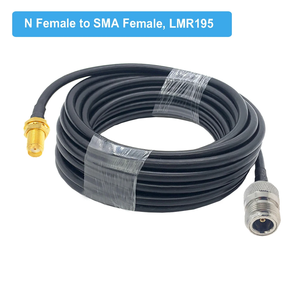 N Type Female Jack Naar Rp Sma Male Pigtail LMR195 Rf Verlengkabel Voor 4G Lte Draadloze Router Gateway cellulaire ADS-B Radio