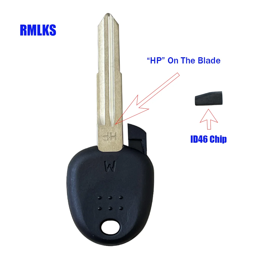 New Transponder Key ID46 Chipped Ignition for HYUNDAI Accent Coupe Santa Fe Elantra Tucson Getz Lavita Tiburo Verna Car Key
