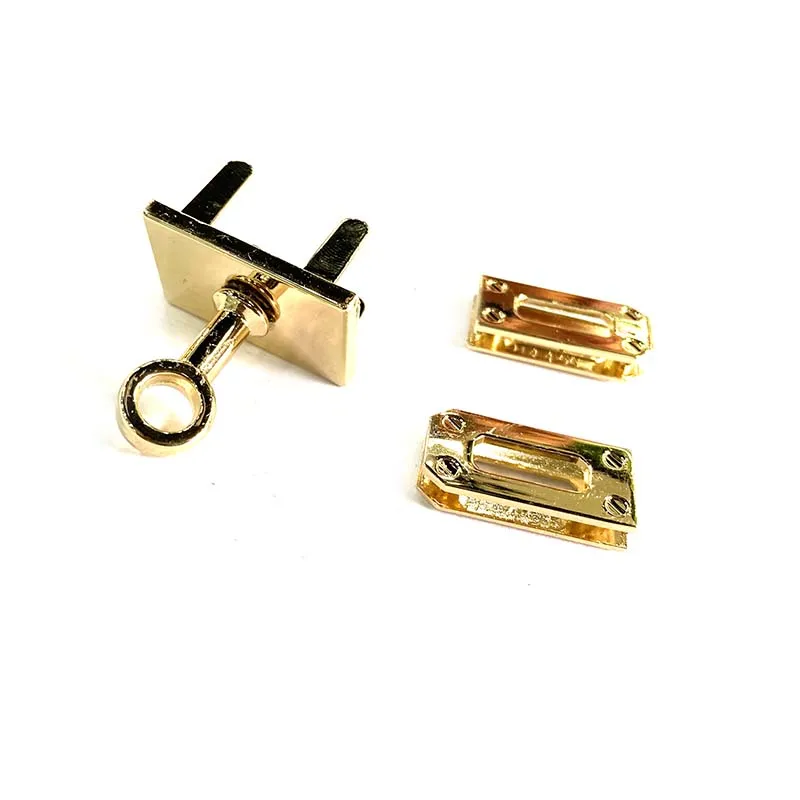 Rectangle eyelets lock hanger for handbags purse hardware wholesale fashion