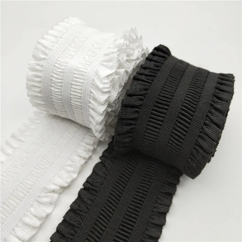 Elastic Bands 50MM Elastic Ribbon Clothing Bags Trousers Elastic Rubber 5CM DIY Sewing Accessories White Black Rubber Band