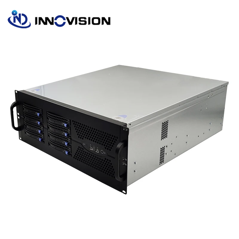 New 4U 630MM Depth 8Bays HDD Hotswa Trays Hotswap Server Case Support 8 Full-height PCI/PCIE Expansion slots Can Install ATX PSU