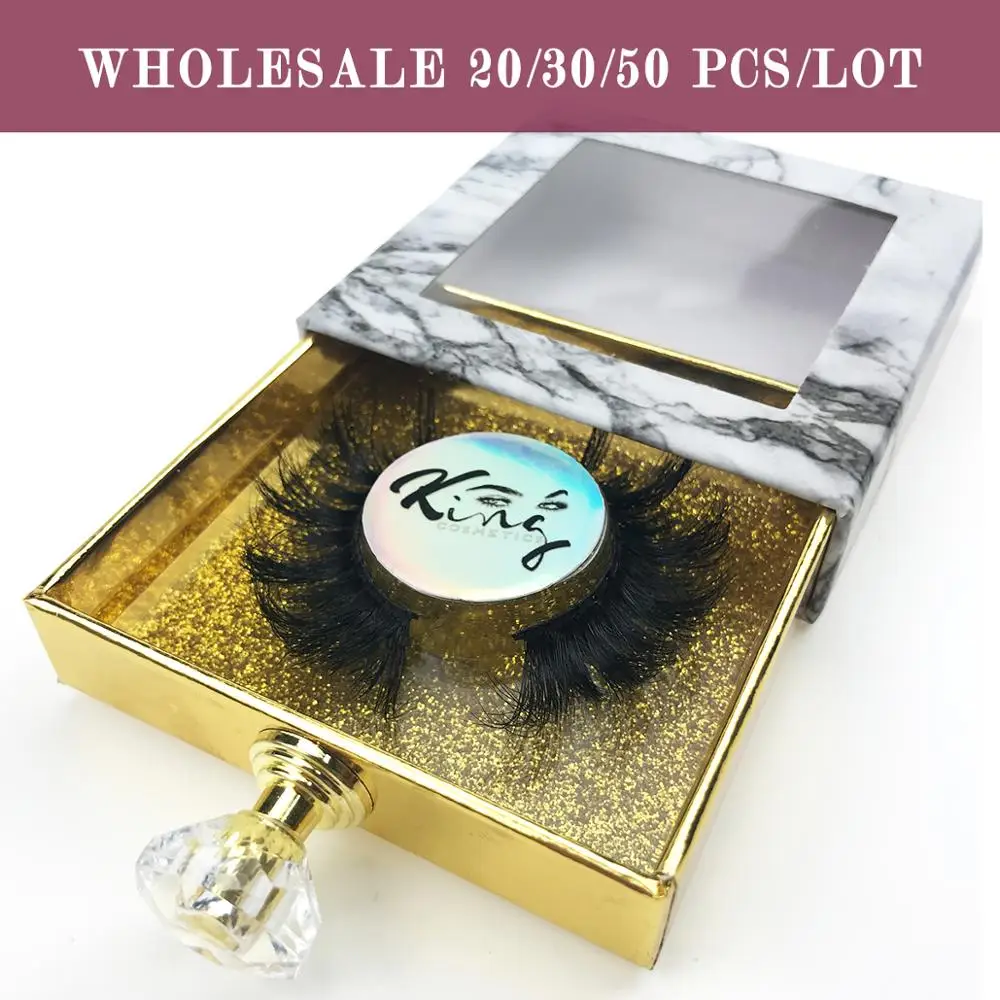 Wholesale Lash Box Pink Packaging Box Fake 3d Mink Eyelashes Boxes Faux Cils Strip Diamond Magnetic Case Makeup