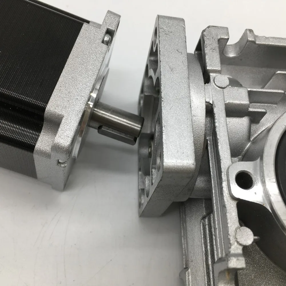 5:1 Worm Gearbox RV030 Kecepatan Peredam 14 Mm Output + Nema23 Stepper Motor 3A 56 Mm 1.2NM 172Oz-in Mengkonversi 90 derajat + TB6600 Driver