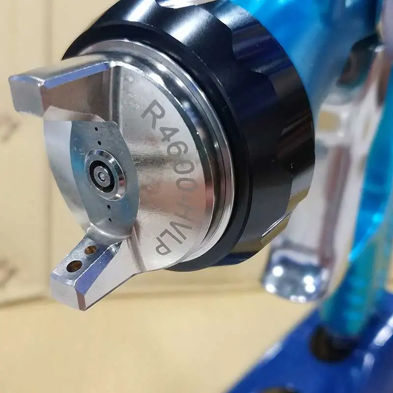 Taiwan spray gun 4600 hvlp low pressure spray paint car spray paint tank 1.3/1.4 caliber high atomization blue gun body