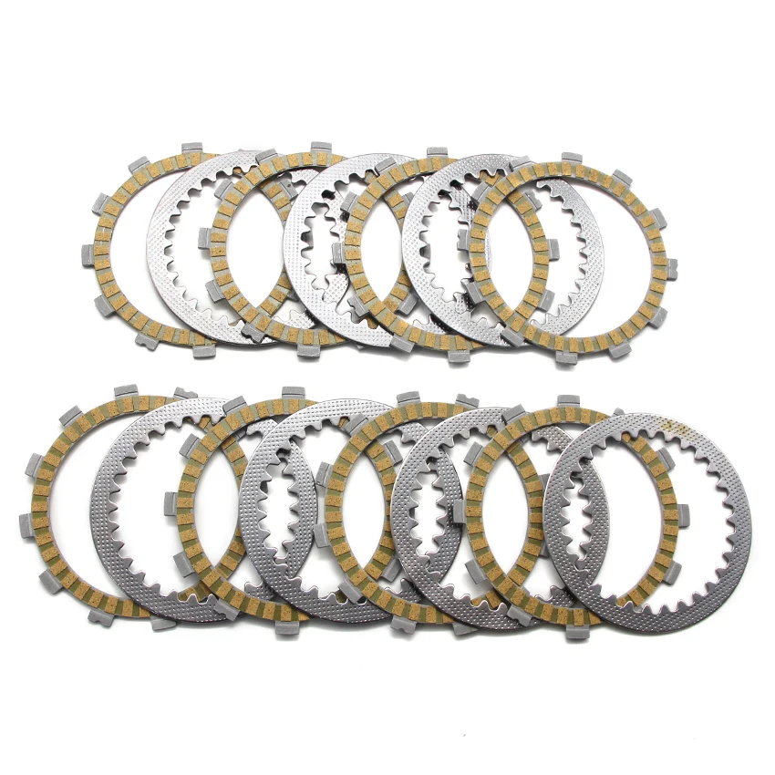 Clutch Friction Disc Plate Kit For Suzuki GSF400 GK75A 1989-1994 GSXR400 GK76A 1990-1995 RL/RM/RN/RP/RS 21442-33C51  21451-19A00