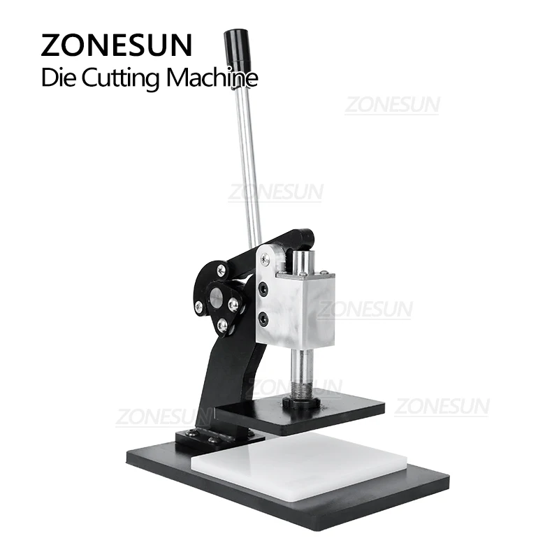 ZONESUN Leather Die Cutting Machine, Handmade Earring Cuts, Pressing Machine for Punching Clicker Die, Steel Rule Die