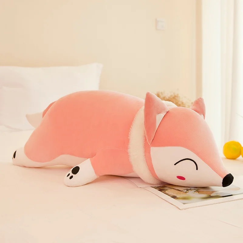 Kawaii Fox Soft Dolls Stuffed Animals Plush Toys Boutique Doll for Girls Children Boys Toy Plush Pillow Jungle Brothers Leo Gift
