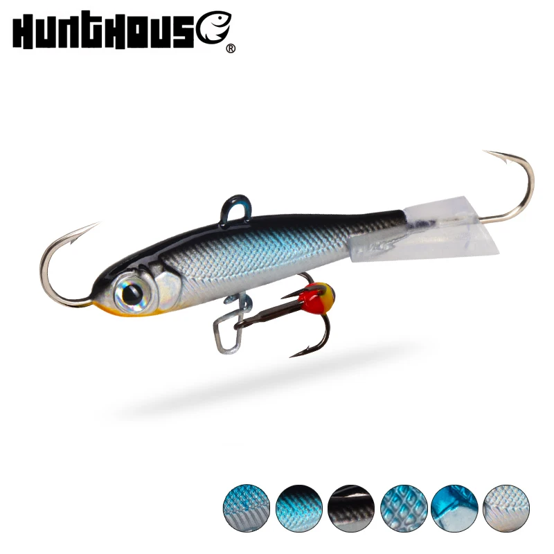 Hunthouse Winter Ice Fishing Lure 10g/19g/32g Sinking  Jigging Balancer Vib Bass Pike Carp Perch Fishing Tackle Hard Bait Lures