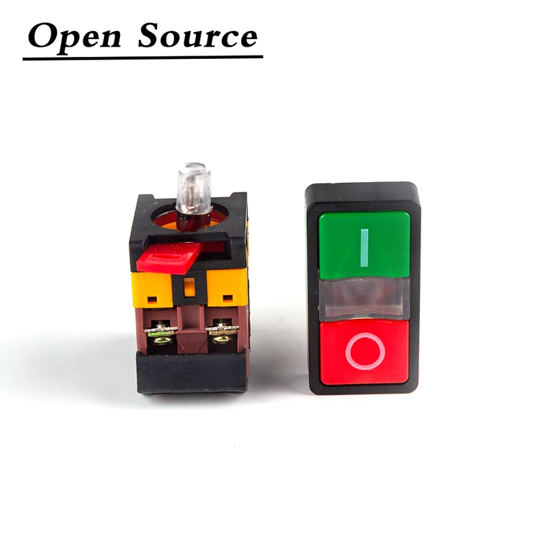 22mm/25mm/30mm APBB-22/AS22/PPBB-30 on/Off Start Stop Push Button Switch 10A/660V Self-reset/Momentary Light Switch