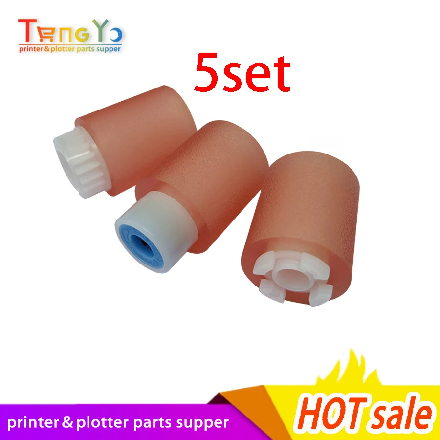 5set Paper Pickup Roller Kit 3 Pieces for Ricoh Aficio 2035 2045 MP 3500 4500 4000 5000 4001 5001 MPC 2500 3500