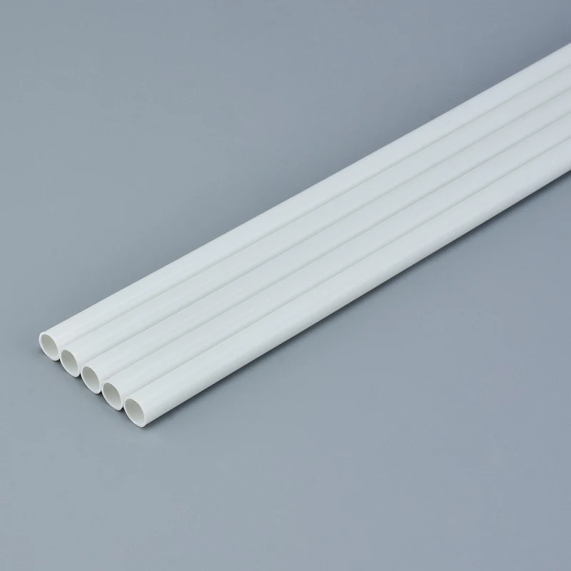Kit de Tubes de tiges en plastique ABS au styrène, diamètre 2-10mm x 500mm, pour modèle de Construction artisanale, projet de bricolage (40 pièces)