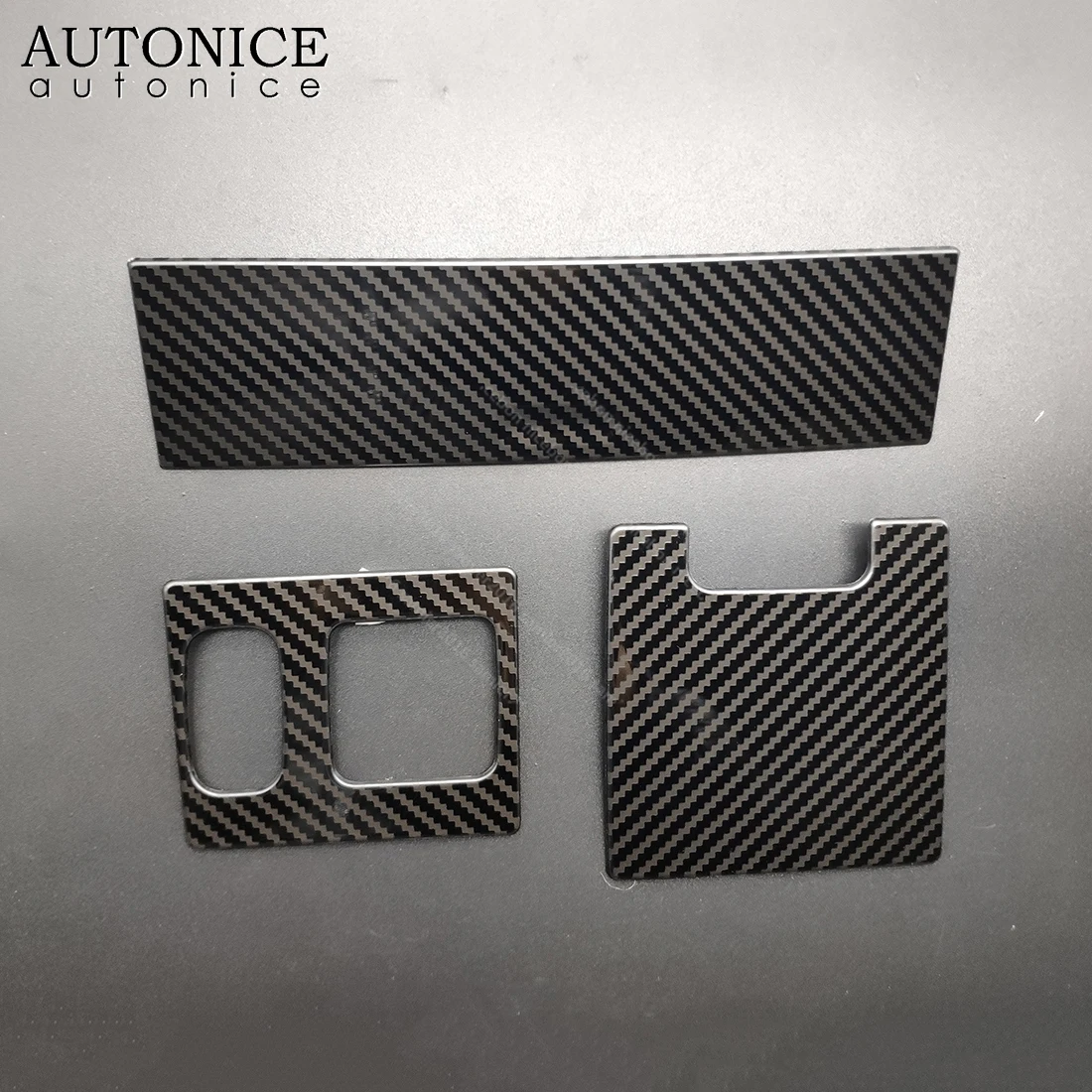 Carbon Fiber Color Seat Heating Button Cover for Mitsubishi Pajero V93/V97 2007-2020